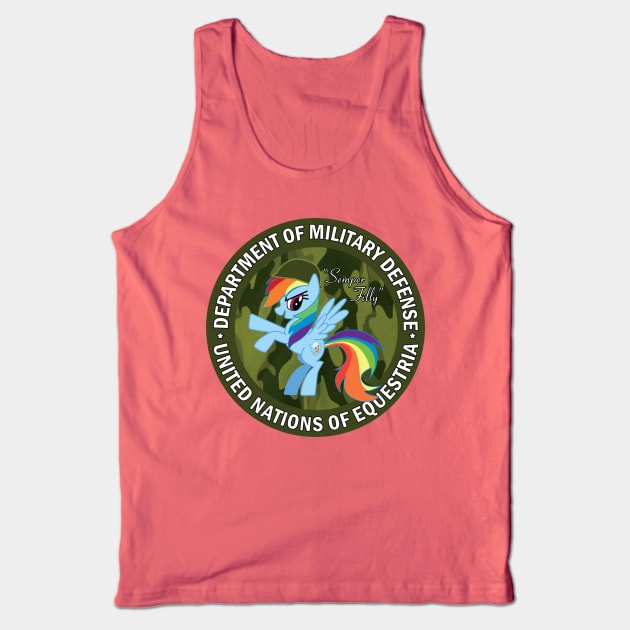 Semper Filly Tank Top by RachaelMakesShirts